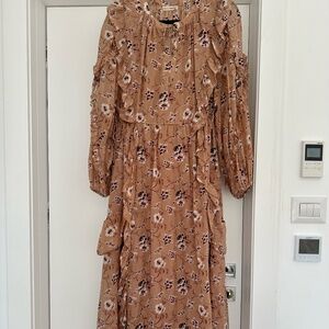 Ulla Johnson High-low Shimmery Midi Dress